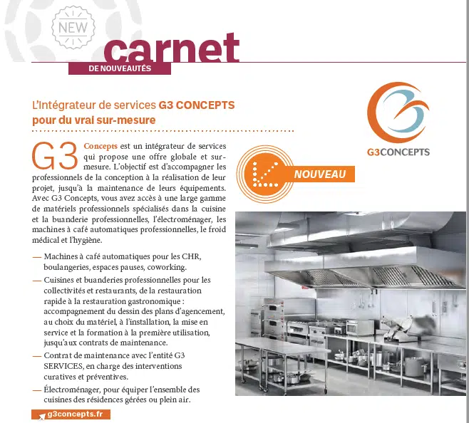 Article sur G3 concept